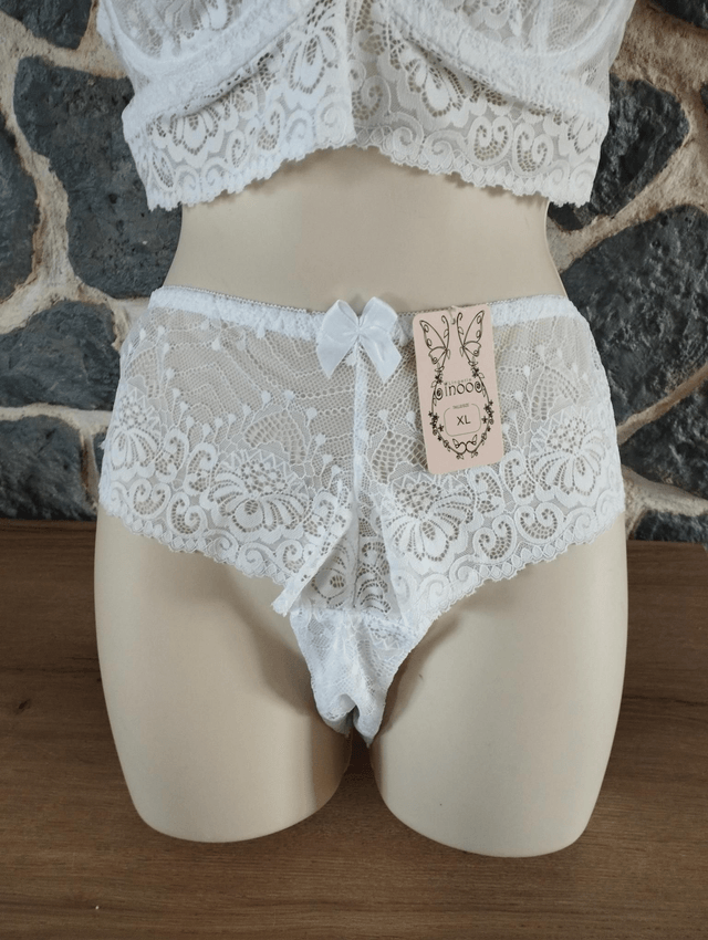 Ensemble bonnet E blanc sans rembourrage du 95E au 110E