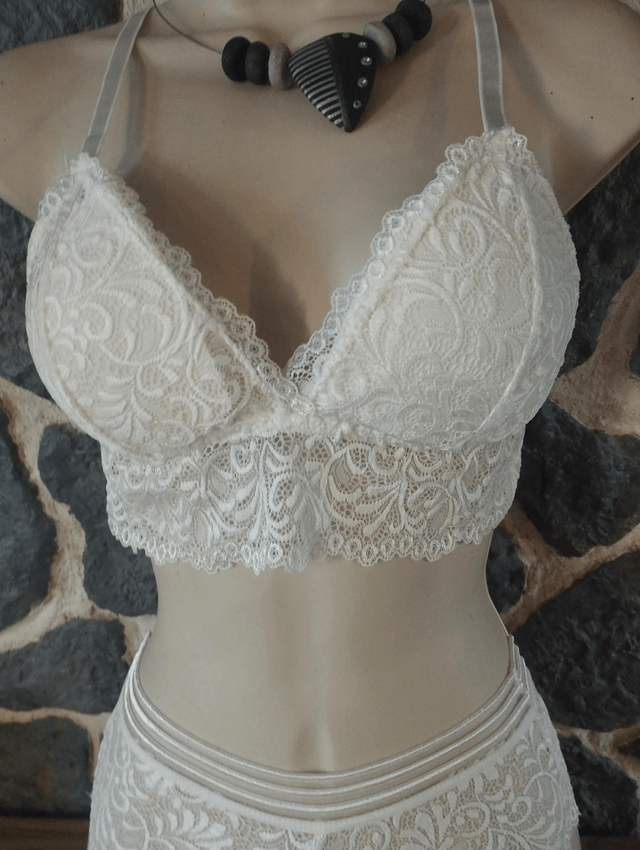 Ensemble triangle ivoire taille M