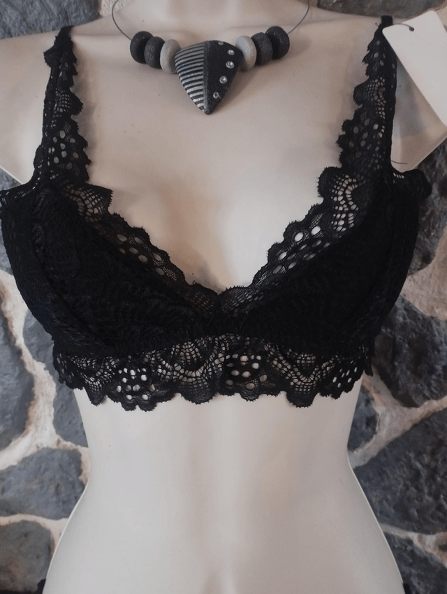 Ensemble sans armatures ni rembourrage noir 182031