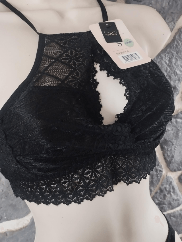Ensemble triangle sans armatures noir