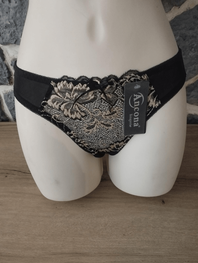 Ensemble bonnet B doré et noir avec rembourrage et armatures, push up