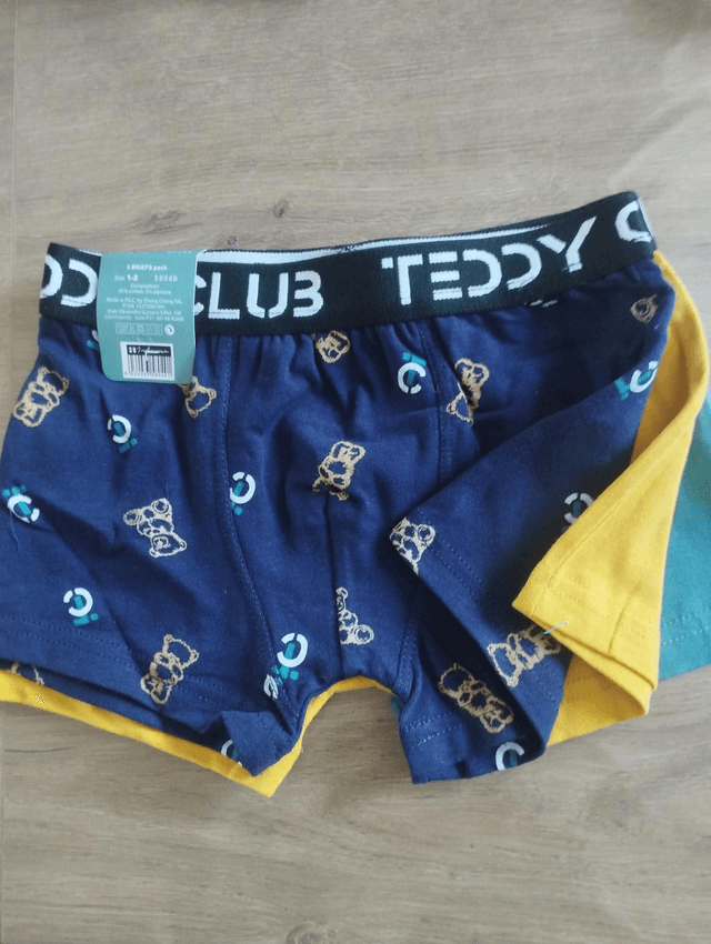 Lot de 3 boxers garçons différents motifs