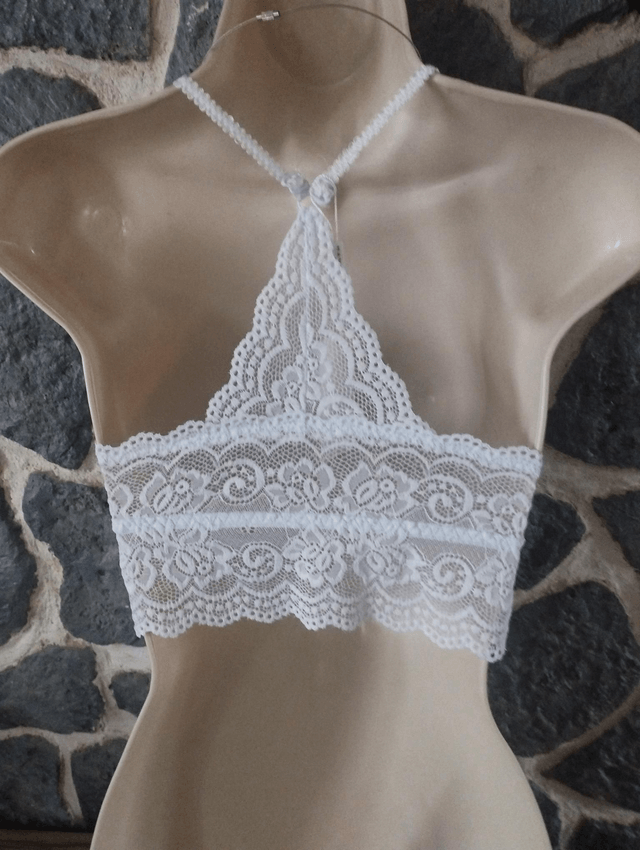 Brassière blanche taille M 