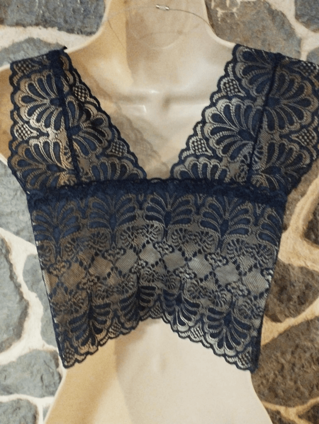 Brassière bleue grande taille XXL