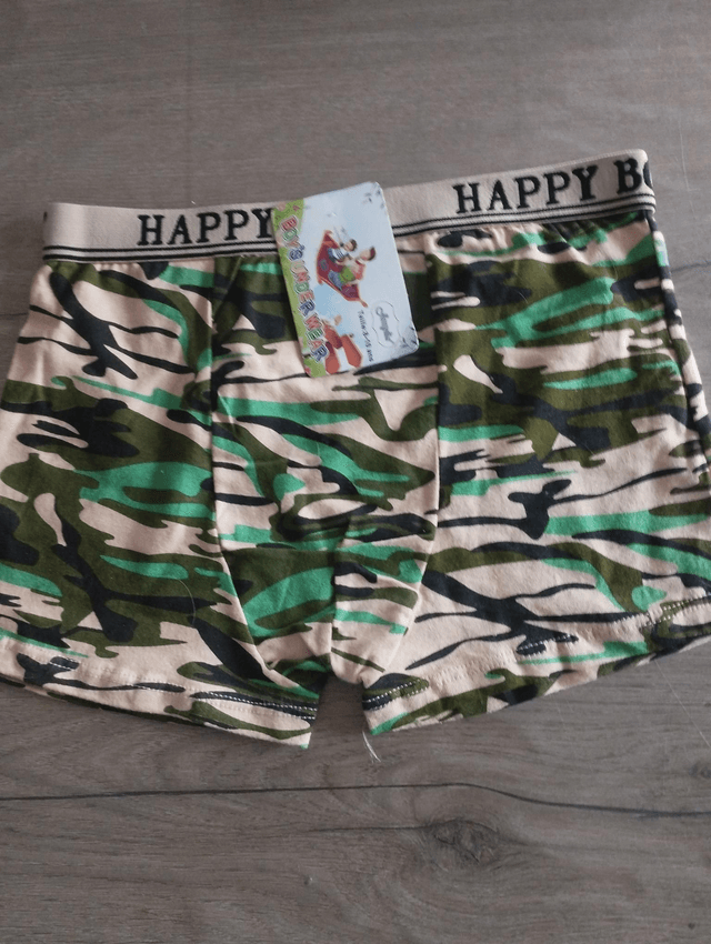Lot de 3 boxers garçons imprimés camouflage 8/10 ans
