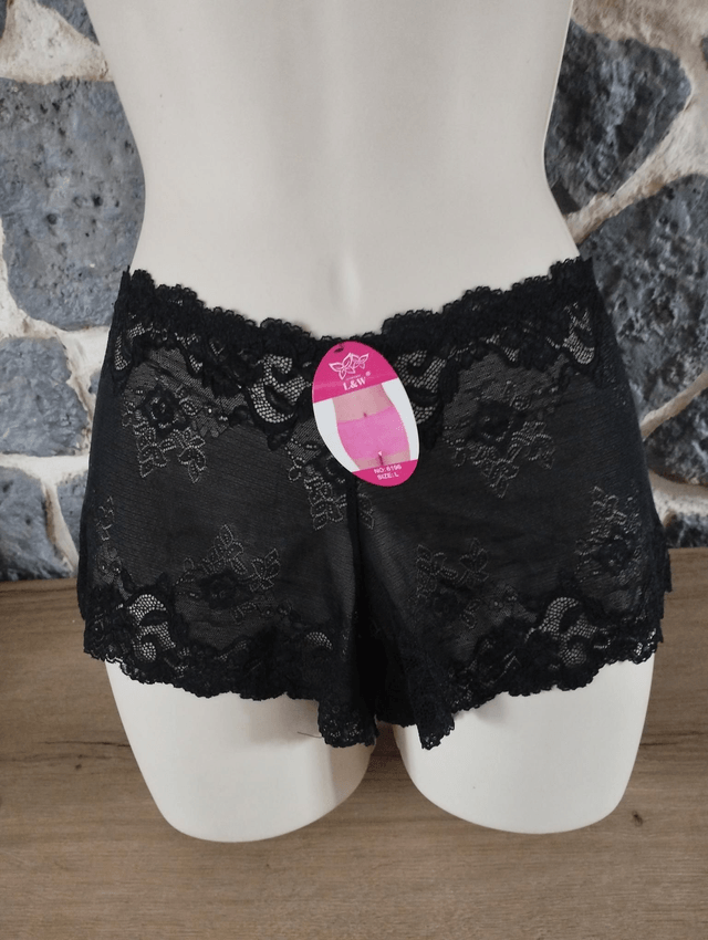 Shorty noir taille L