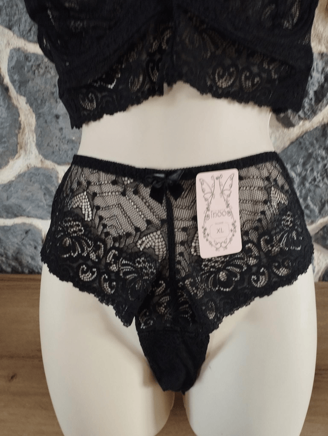 Ensemble bonnet E noir sans rembourrage du 95E au 110E