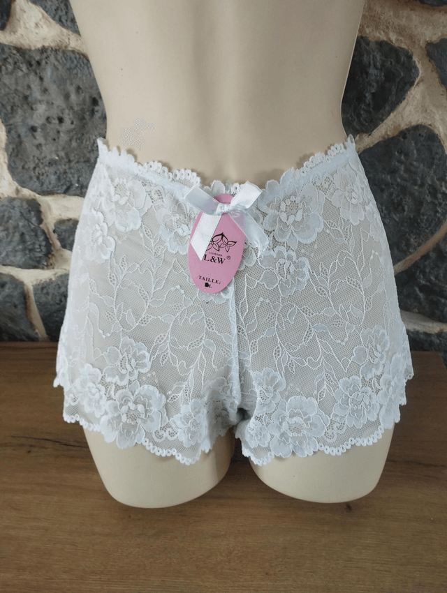 Shorty blanc 6379F