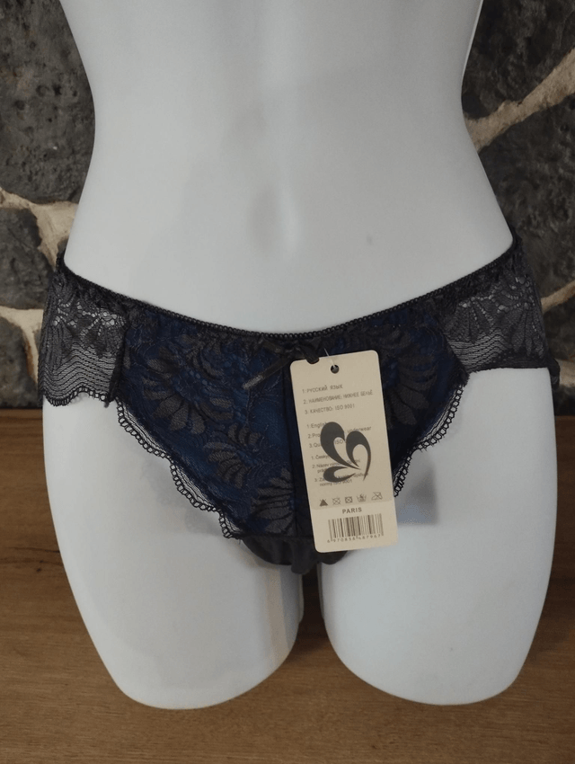 Ensemble bleu royal et gris avec armatures et rembourrage