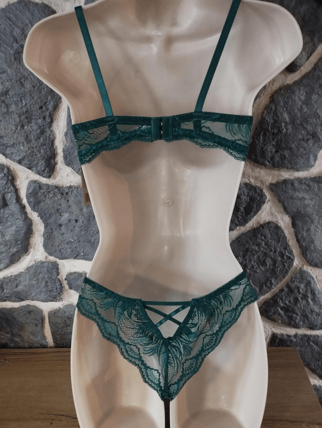 Ensemble vert sans rembourrage avec armatures