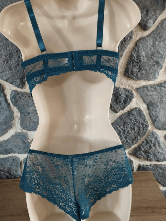 Ensemble bonnet E bleu canard sans rembourrage du 95E au 110E