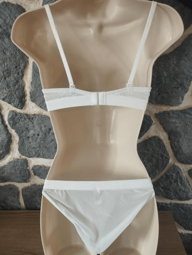 Ensemble sans armatures avec leger rembourrage blanc