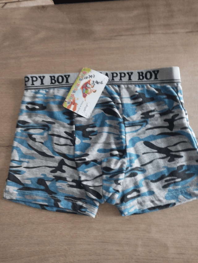 Lot de 3 boxers garçons imprimés camouflage 8/10 ans