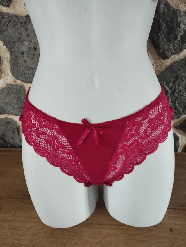 Ensemble bonnet B fushia et crème avec léger rembourrage et armatures