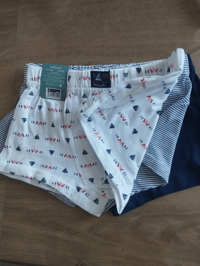 Lot de 3 boxers garçons différents motifs