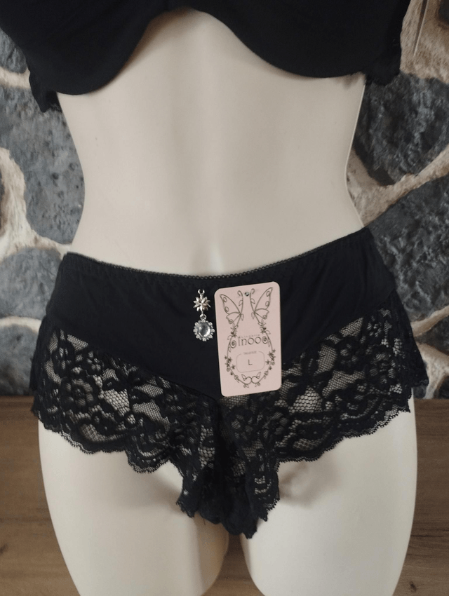 Ensemble bonnet D noir avec armatures et rembourrage