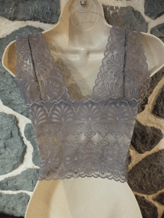 Brassière parme grande taille XXL