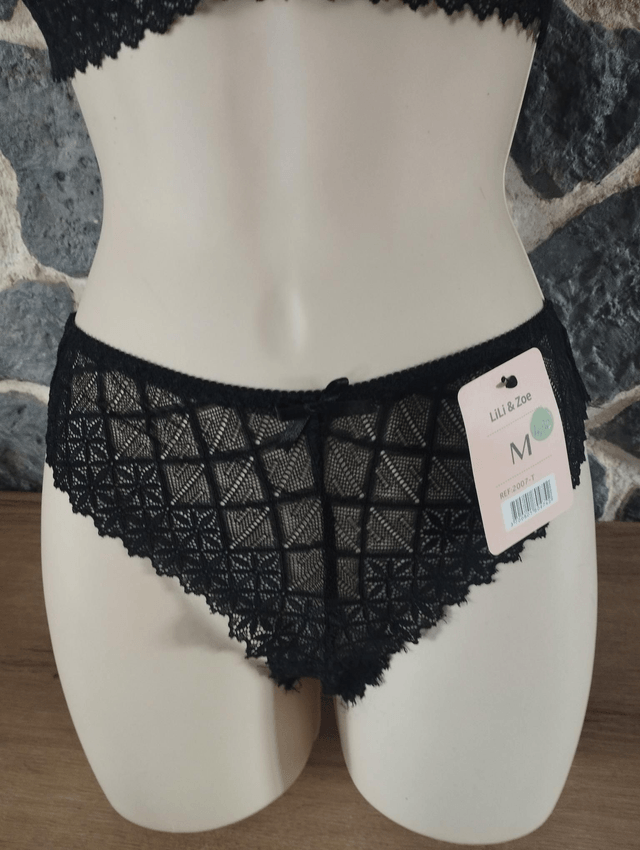 Ensemble triangle sans armatures noir