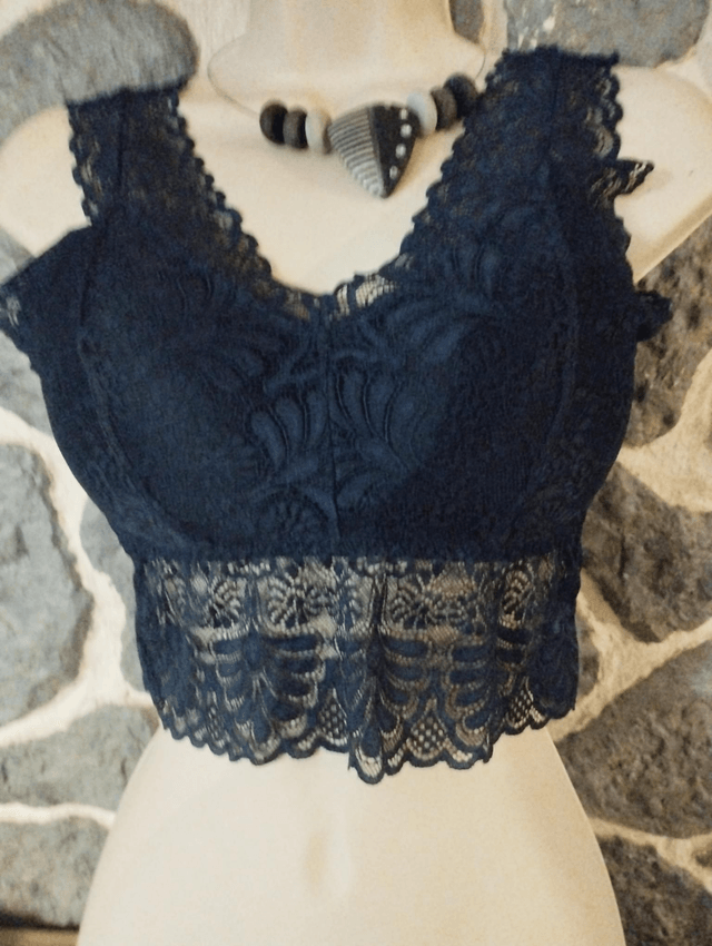 Brassière bleue grande taille XXL