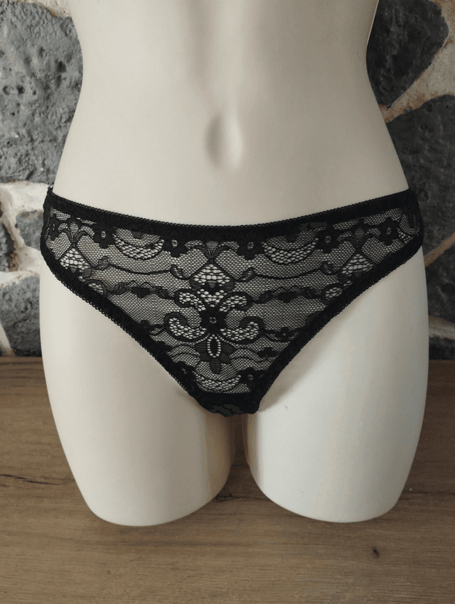 Tanga noir invisi 