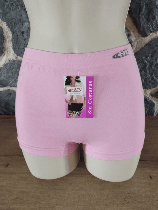 Shorty rose S8059 taille L