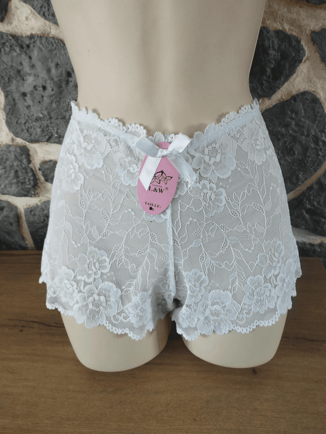 Shorty blanc 6379F